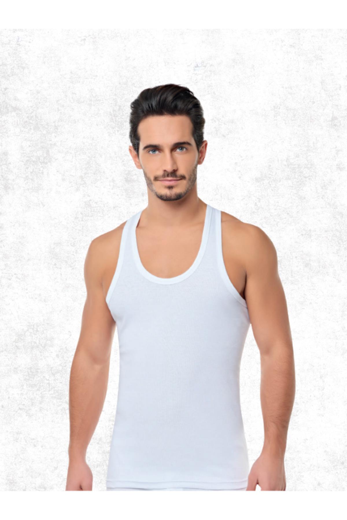 ERKEK %100 PAMUK SPOR ATLET TEKLİ