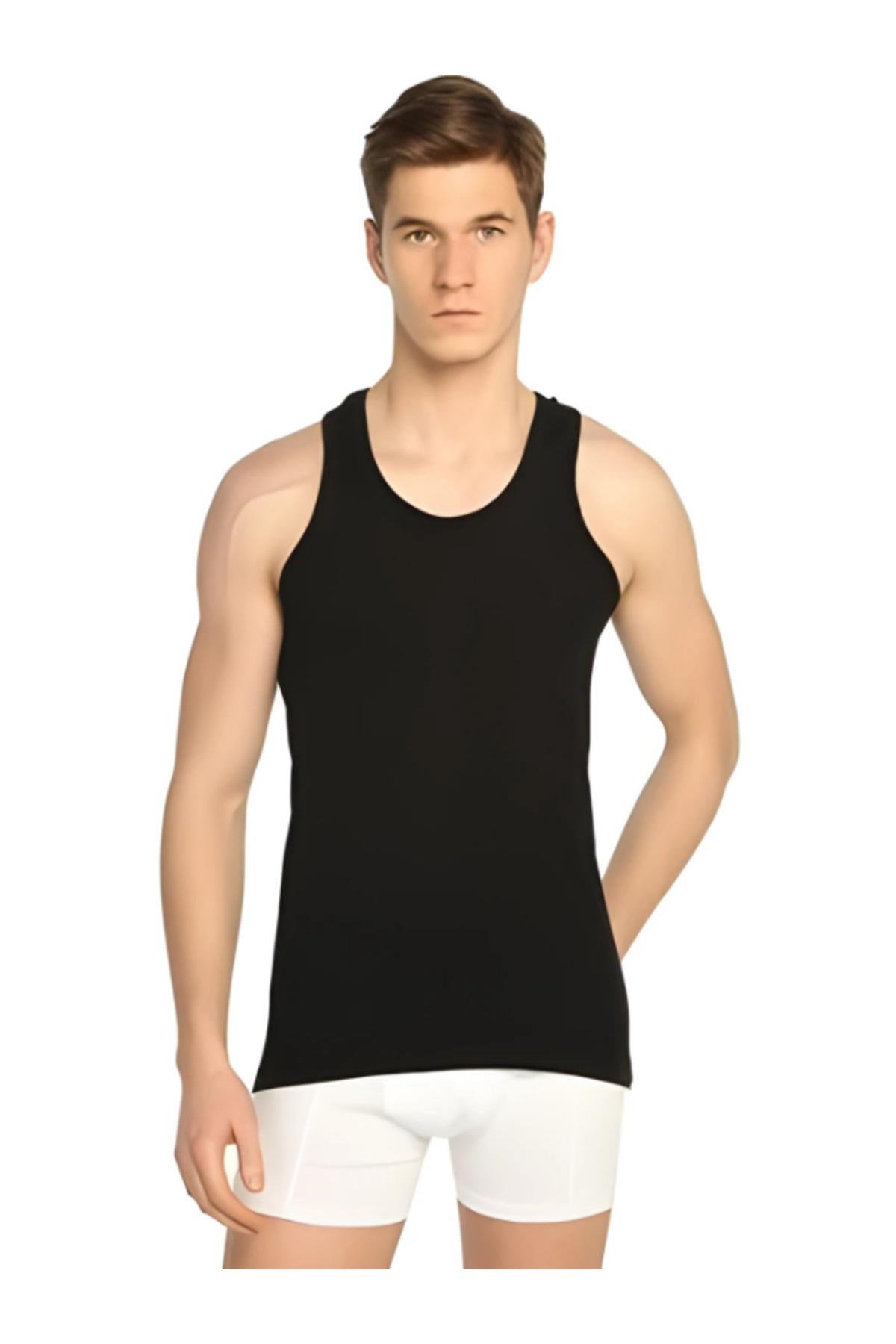 ERKEK %100 PAMUK SPOR ATLET TEKLİ