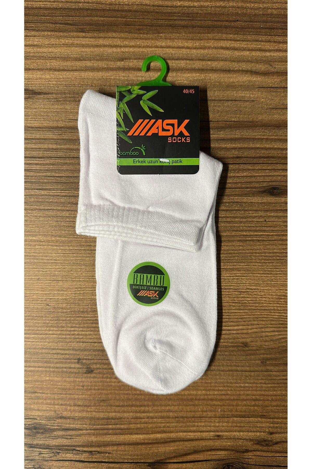 ERKEK BAMBU DİKİŞSİZ 12'Lİ ÇORAP