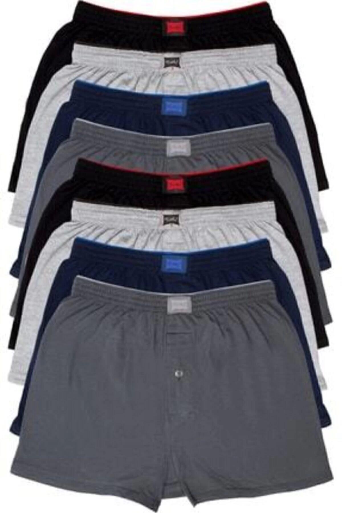 ERKEK DÜZ PENYE BOXER 6 Adet