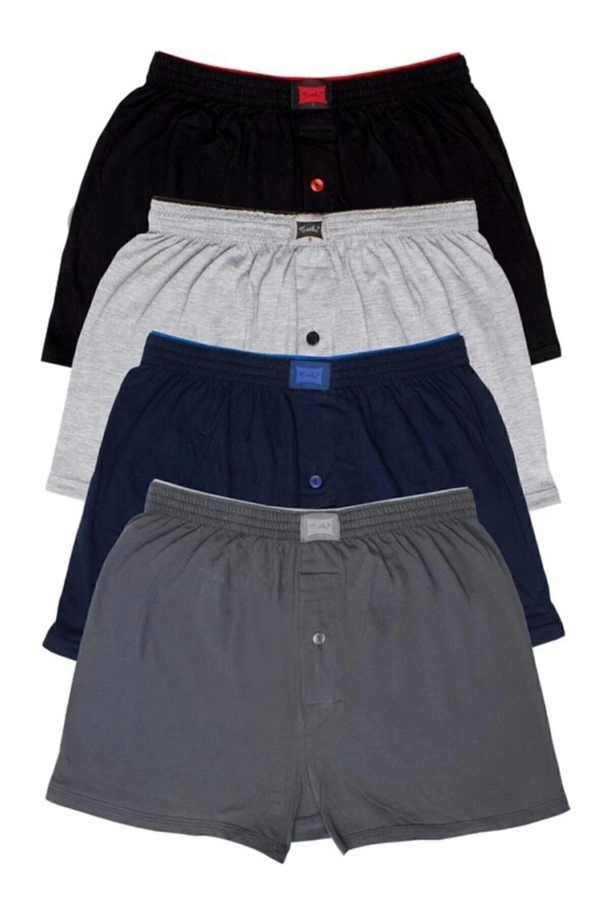 ERKEK DÜZ PENYE BOXER 6 Adet