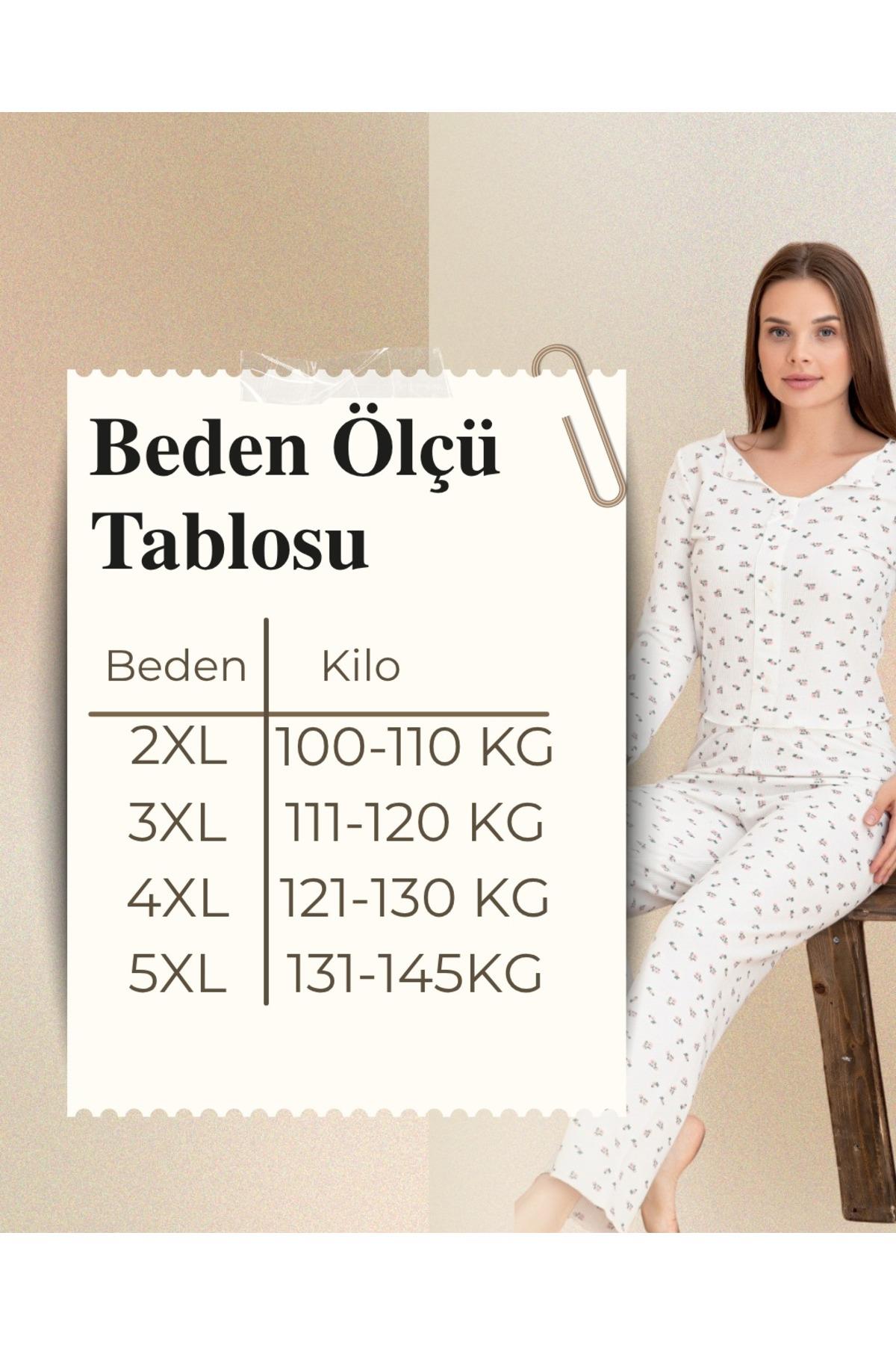 KADIN KIRMIZI EKOSELİ BOYDAN DÜĞMELİ PİJAMA TAKIM