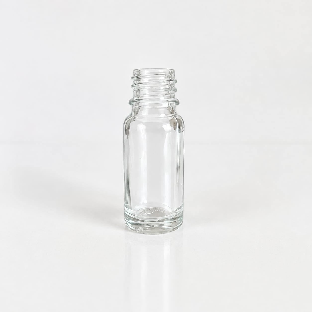10 ml Şeffaf Cam Serum Şişesi (10 Adet)