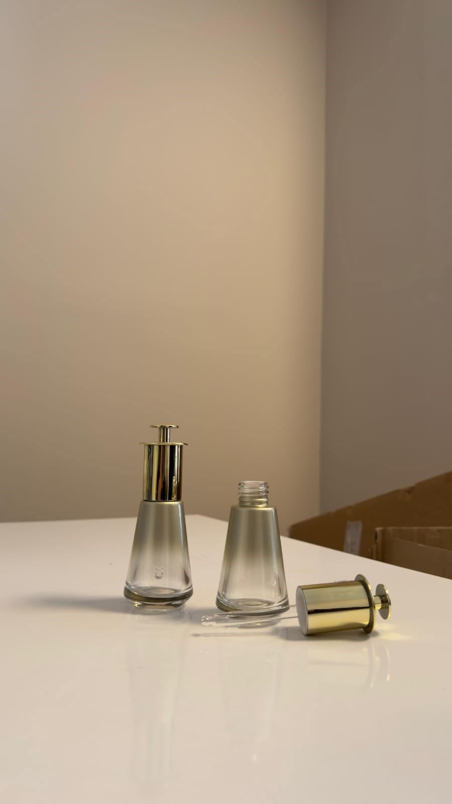 30 ml Lüks Gold Serum Şişesi (10 Adet)