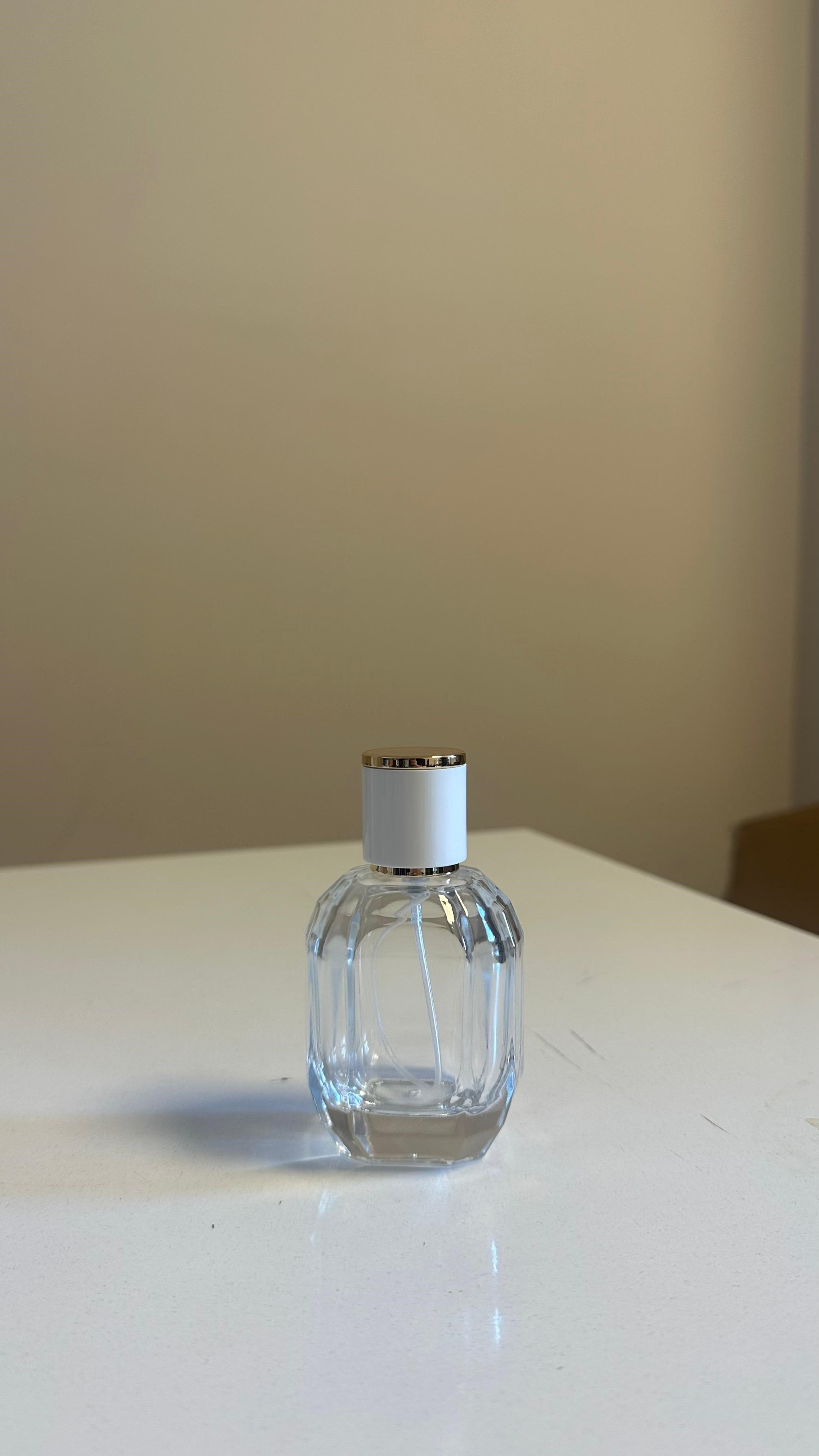 50 ml Silindir Cam Parfüm Şişesi (10 Adet)