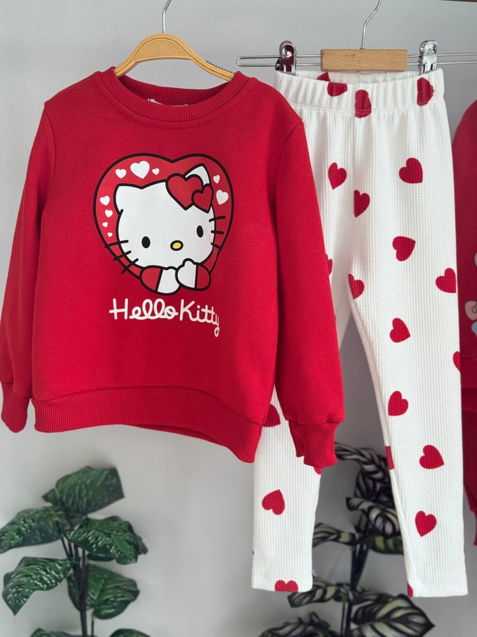 🎀 HELLO KITTY Kalpli Çocuk Takım l 2-8 yaş