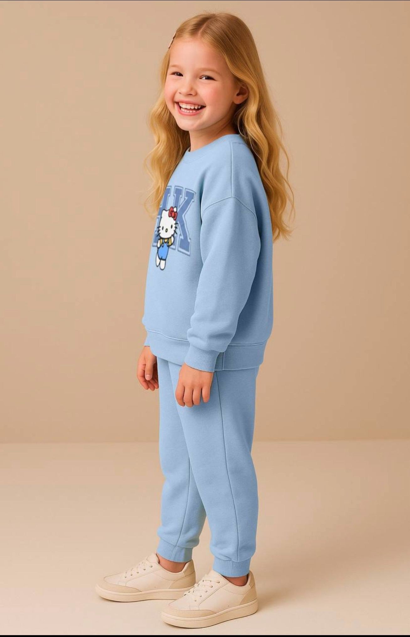 HELLO KITTY MAVİ KIZ ÇOCUK TAKIM 2-8 YAŞ