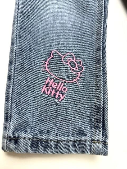 HELLO KITTY NAKIŞLI KOT PANTOLON