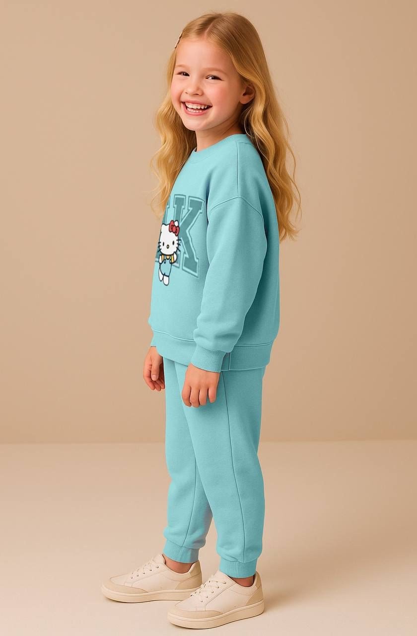 HELLO KITTY YEŞİL KIZ ÇOCUK TAKIM 2-8 YAŞ