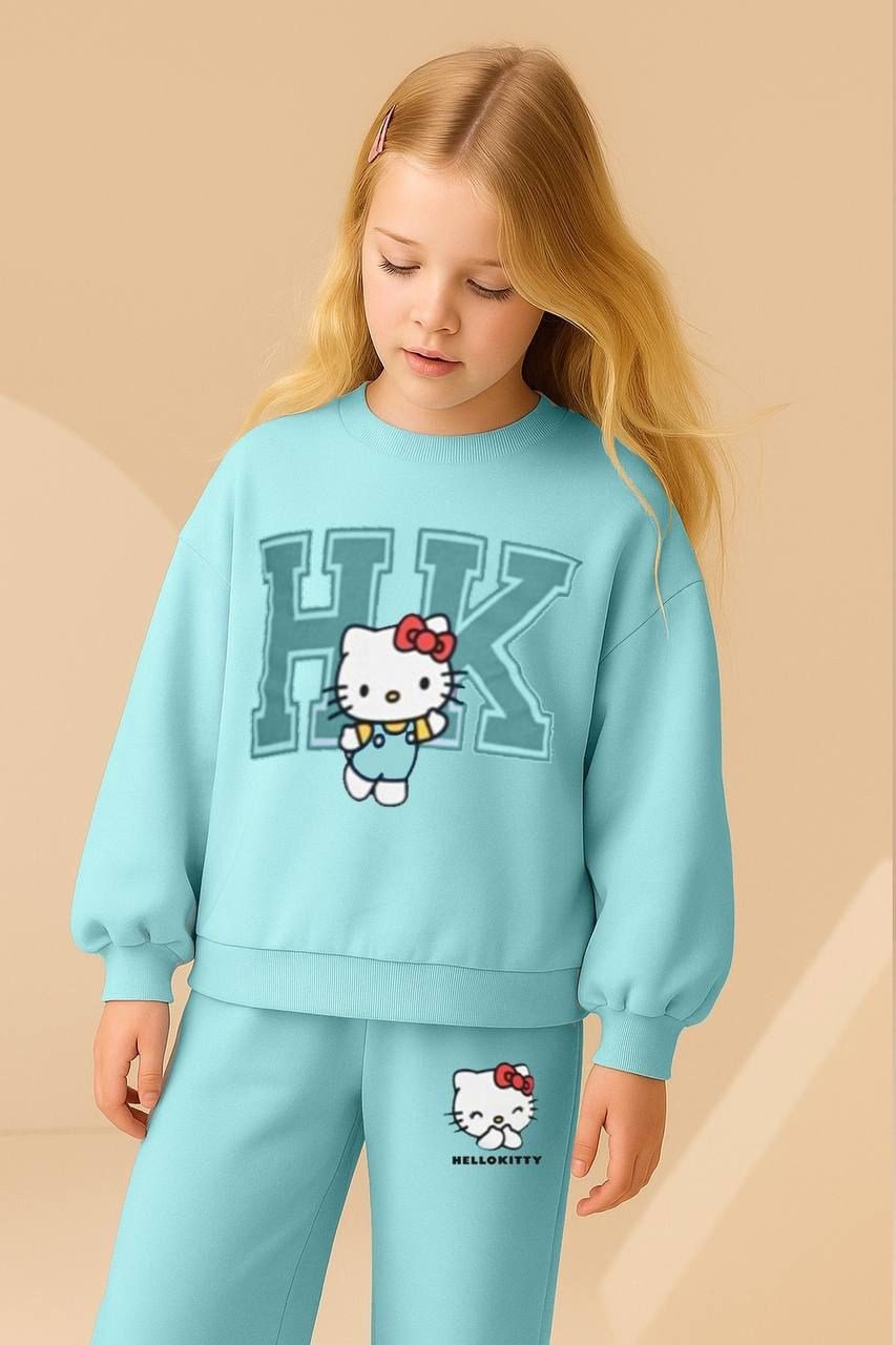 HELLO KITTY YEŞİL KIZ ÇOCUK TAKIM 2-8 YAŞ