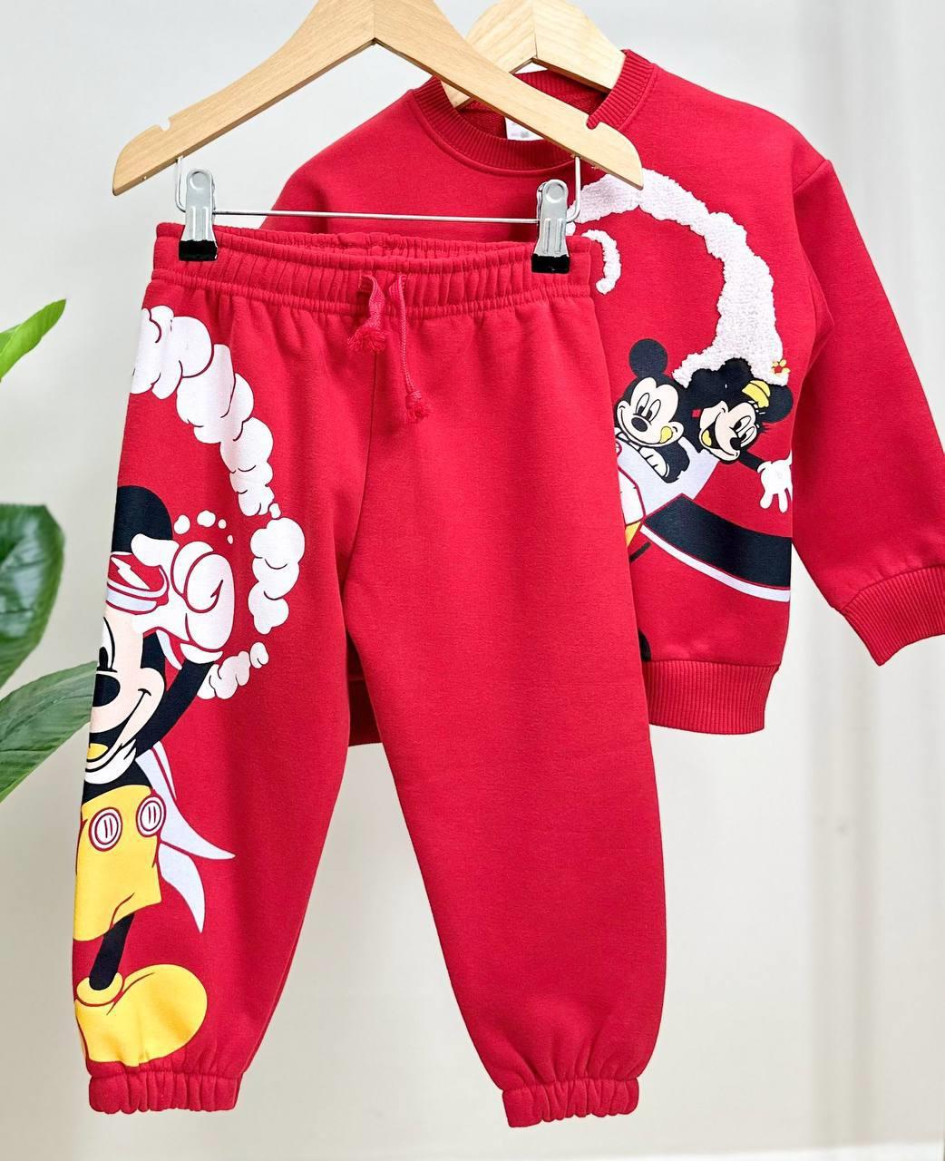 MICKEY MOUSE SÜZENE NAKIŞ BASKILI TAKIM