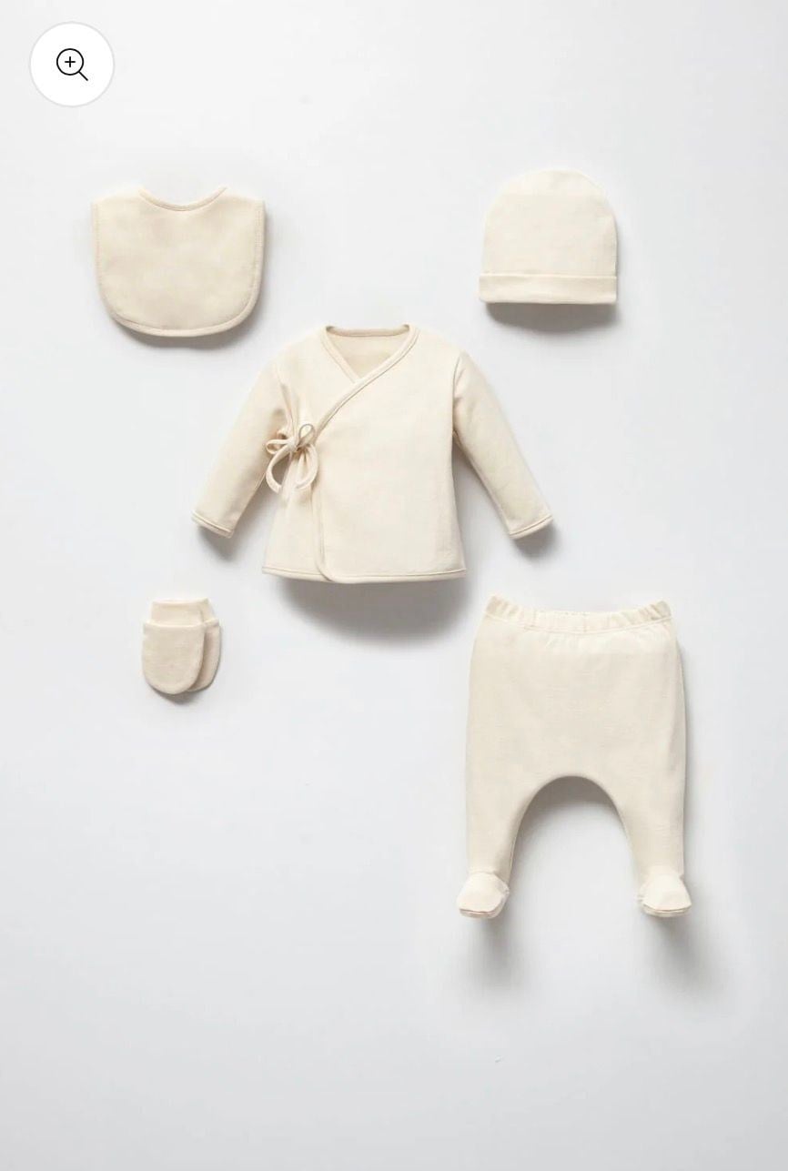 Organik 5 li Hastane Çıkışı Set