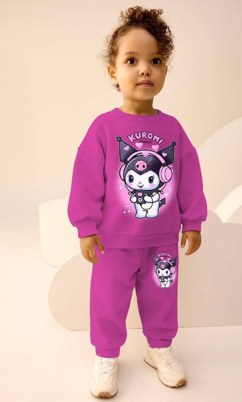 PEMBE KUROMİ KIZ ÇOCUK TAKIM 2-8 YAŞ