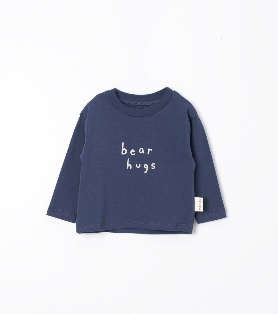UZUN KOLLU BASIC SWEAT-BEAR HUGS-LACİVERT