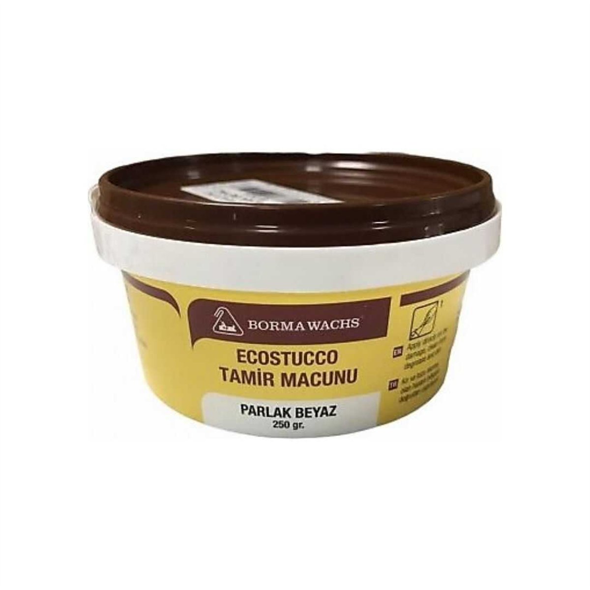 BORMA WACHS TAMİR MACUNU 250 GR PARLAK BEYAZ