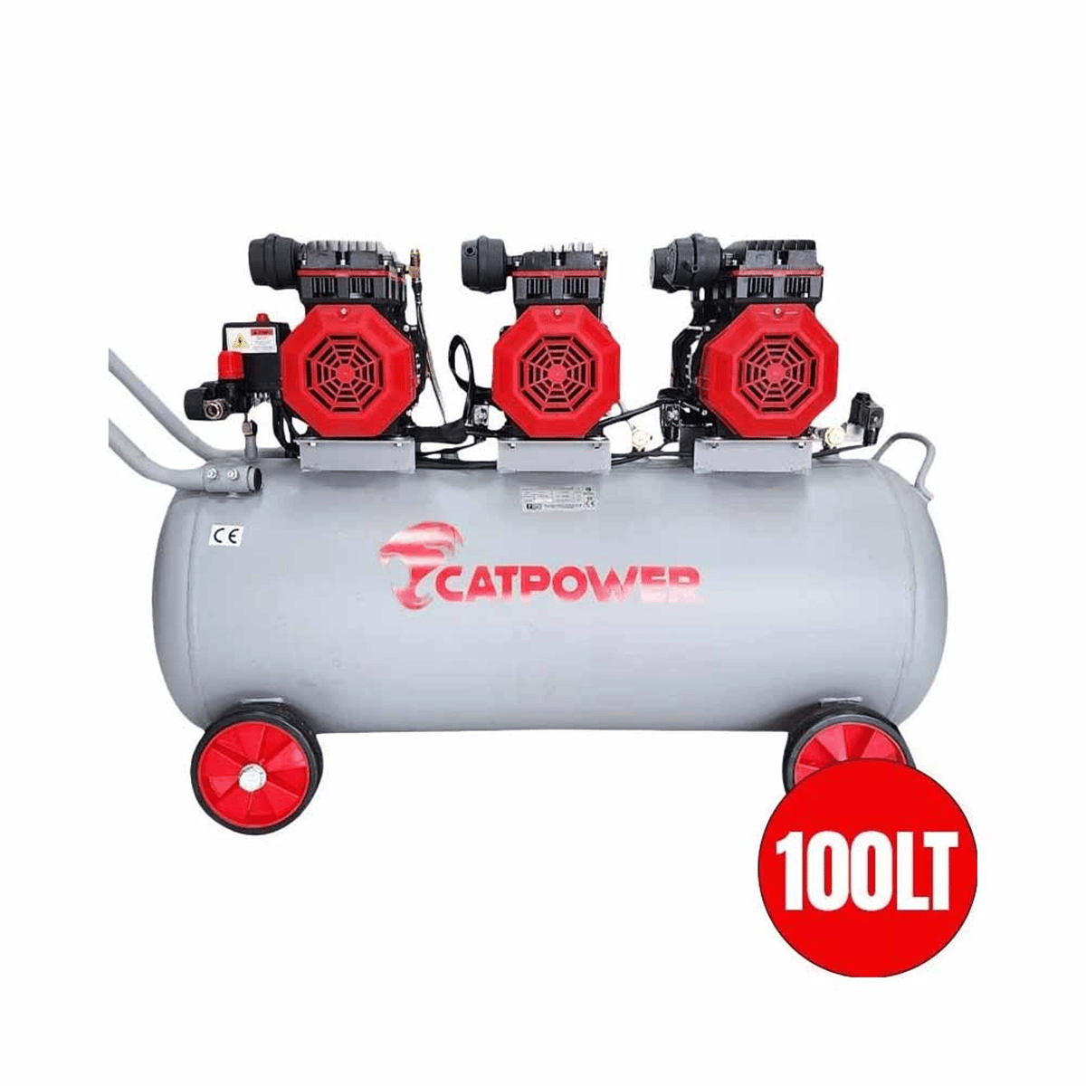 CATPOWER 1103 SESSİZ YAĞSIZ KOMPRESÖR 6HP 100 LT