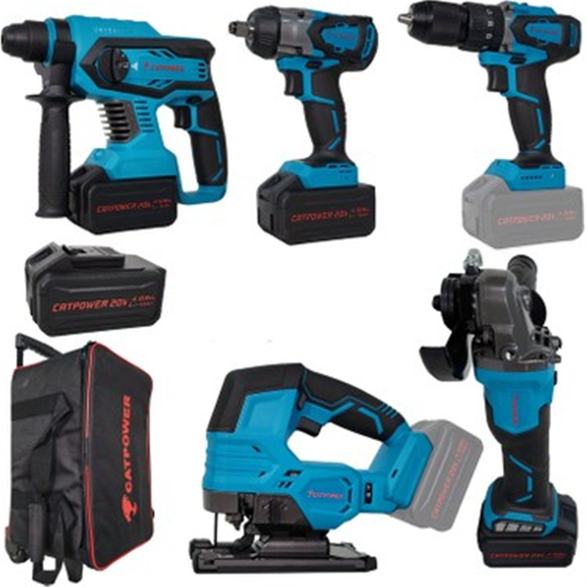 CATPOWER 4150 KÖMÜRSÜZ AKÜLÜ SET 20V 4.0aH Lİ-İON