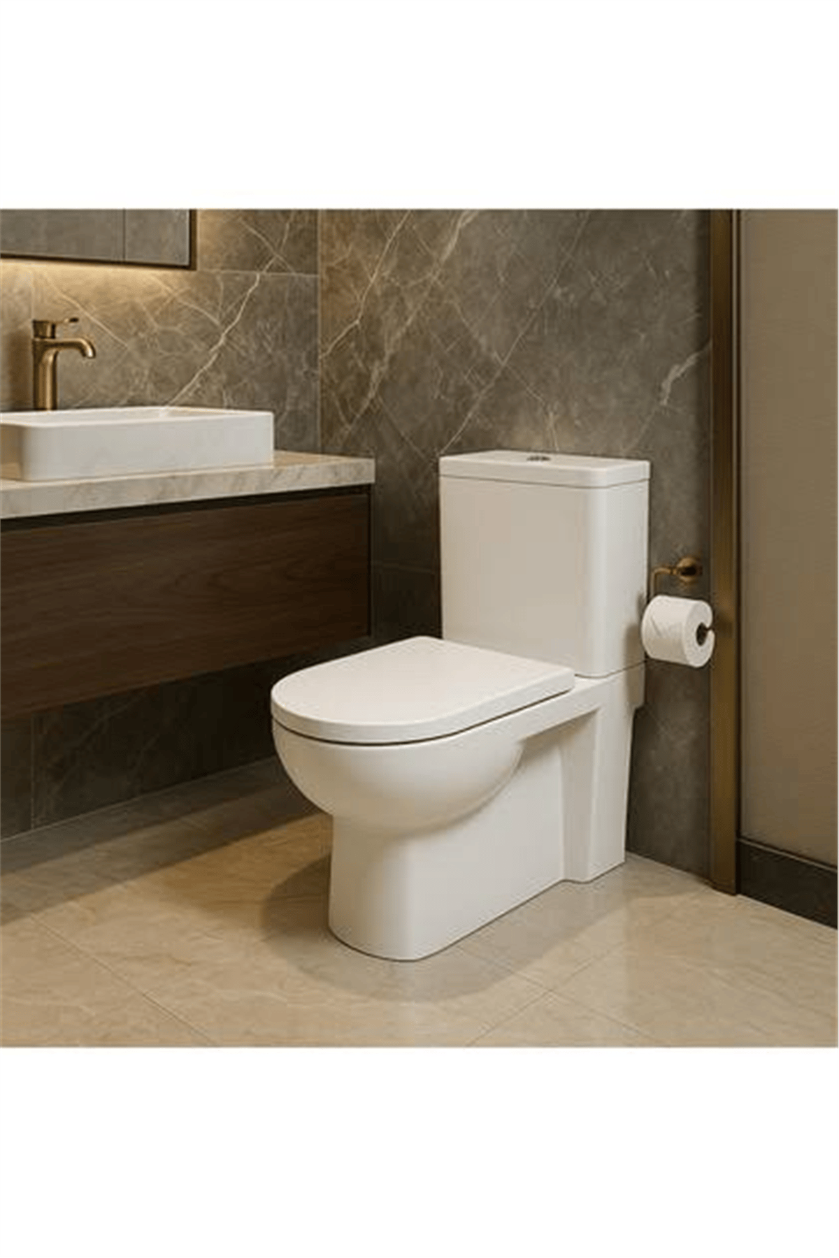 DUVARA SIFIR KLOZET(SET HALİNDE-KAPAK-TAŞ-SİFON)