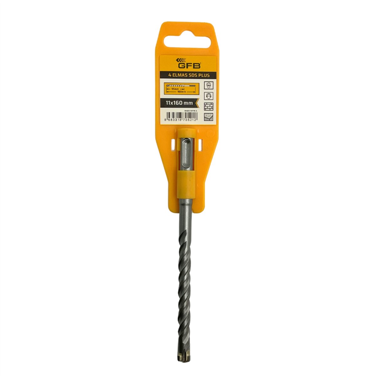 GFB 4 ELMASLI SDS PLUS MATKAP UCU 11x160 MM 2088
