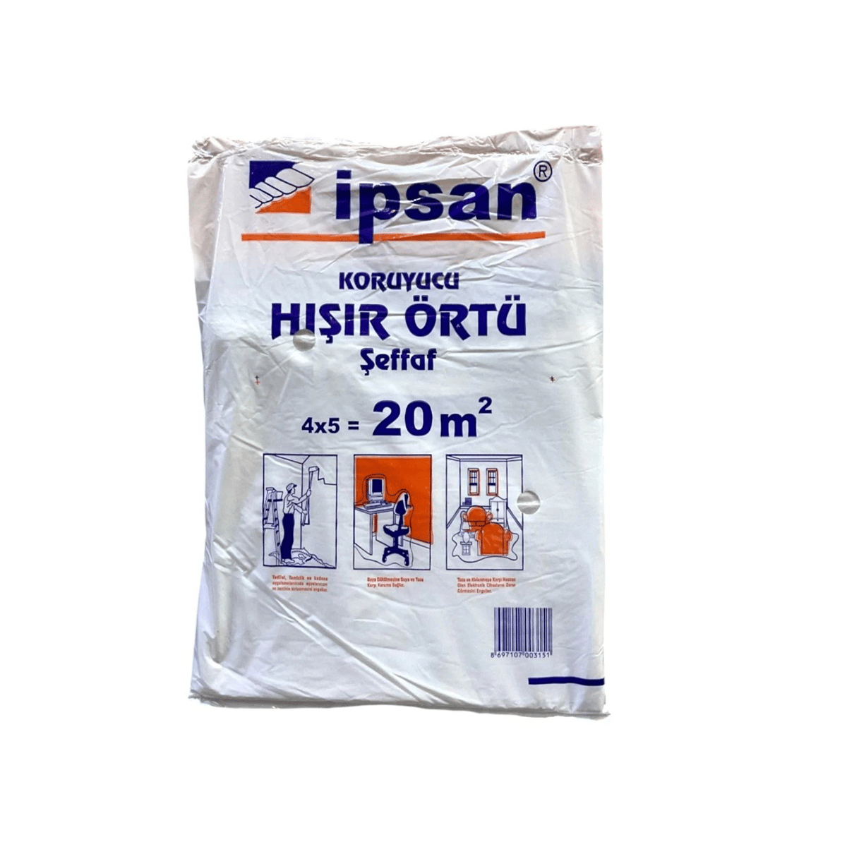İPSAN HIŞIR ÖRTÜ 4*5=20 METREKARE 150GR