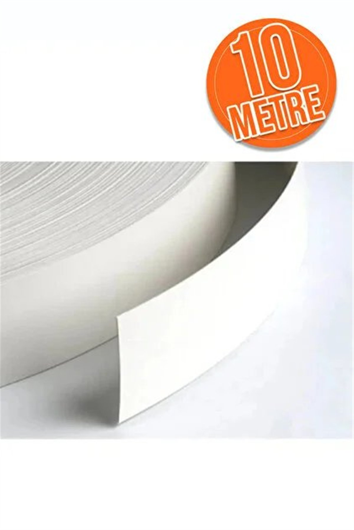 KENAR BANDI PVC 0,4MM 22MM BEYAZ MAT