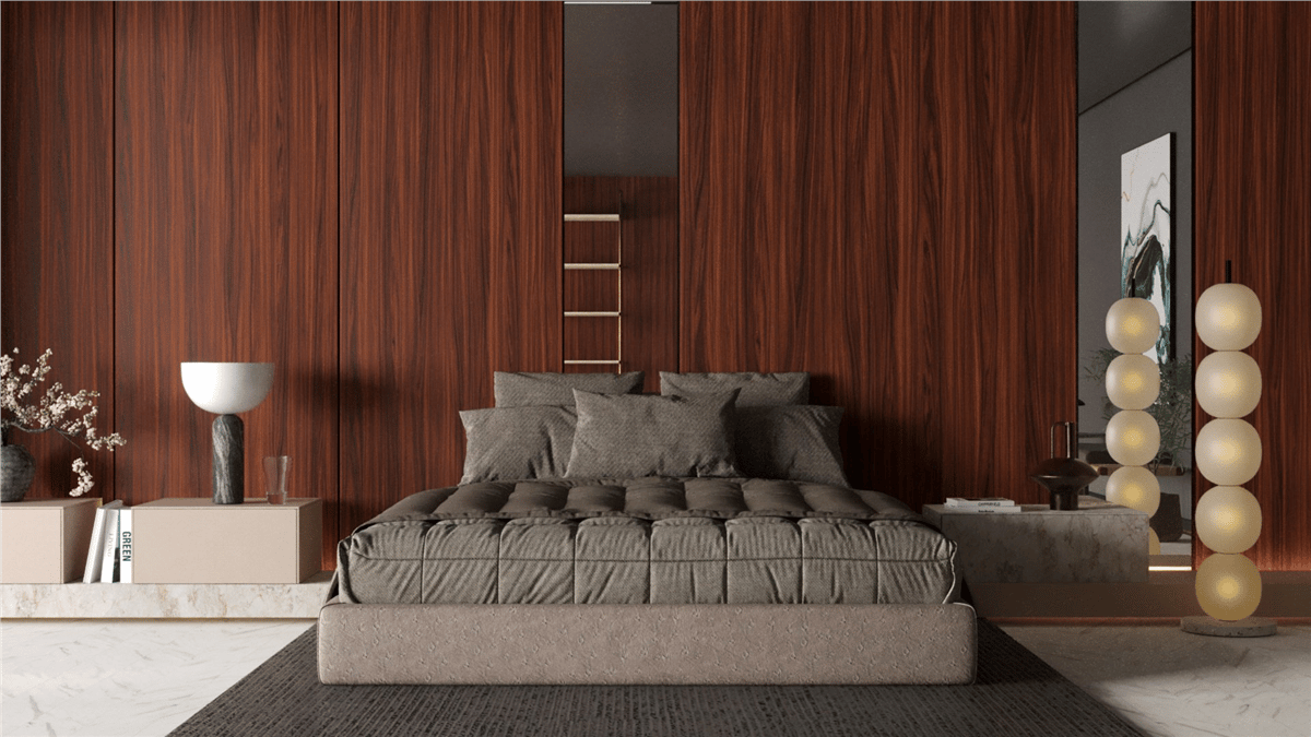 MDFLAM SMART PALISANDER 18*280*210 3. GRUP