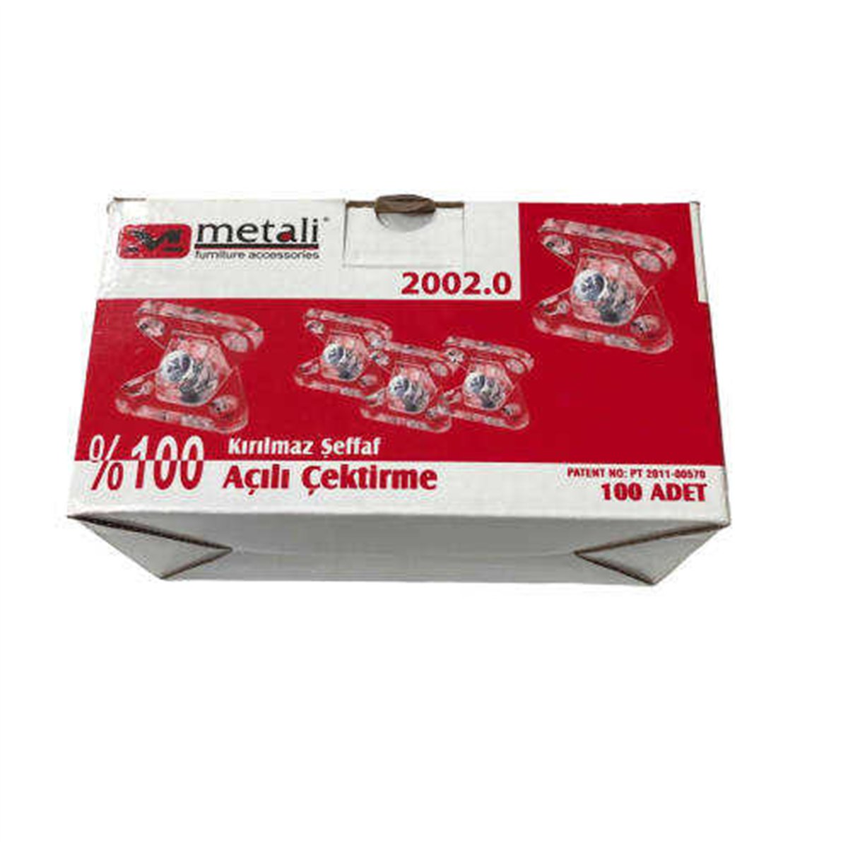 METALİ AÇILI ÇEKTİRME ŞEFFAF