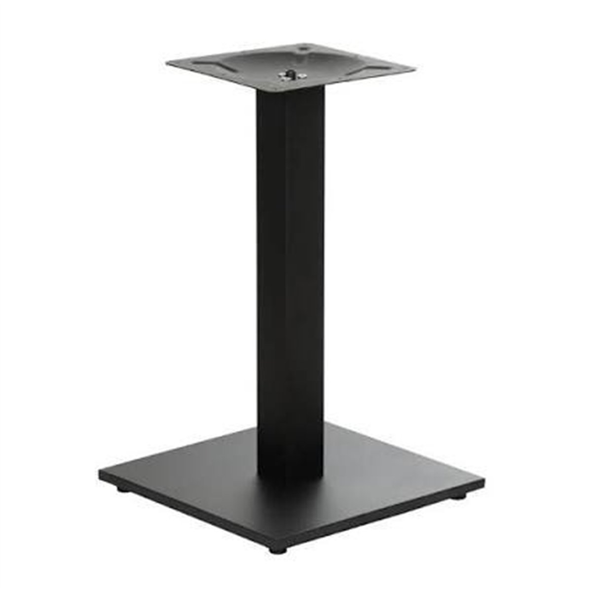 ORTA MASA AYAĞI 40*40 KARE AYAK SİYAH 72 CM )