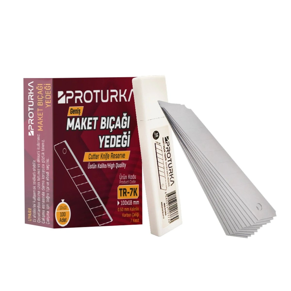 PROTURKA MAKET BIÇAĞI YEDEĞİ 0.5 MX18 MM