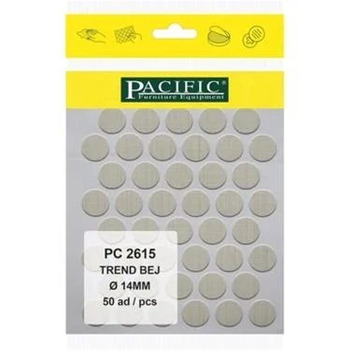 PVC VİDA TAPA MAT BEJ PACIVIC