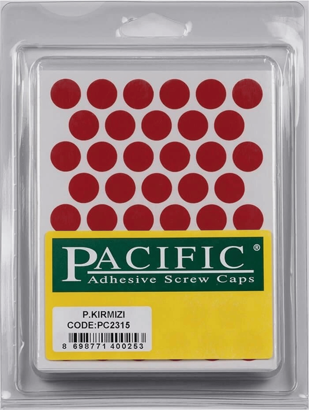 PVC VİDA TAPA MAT KIRMIZI PACIVIC