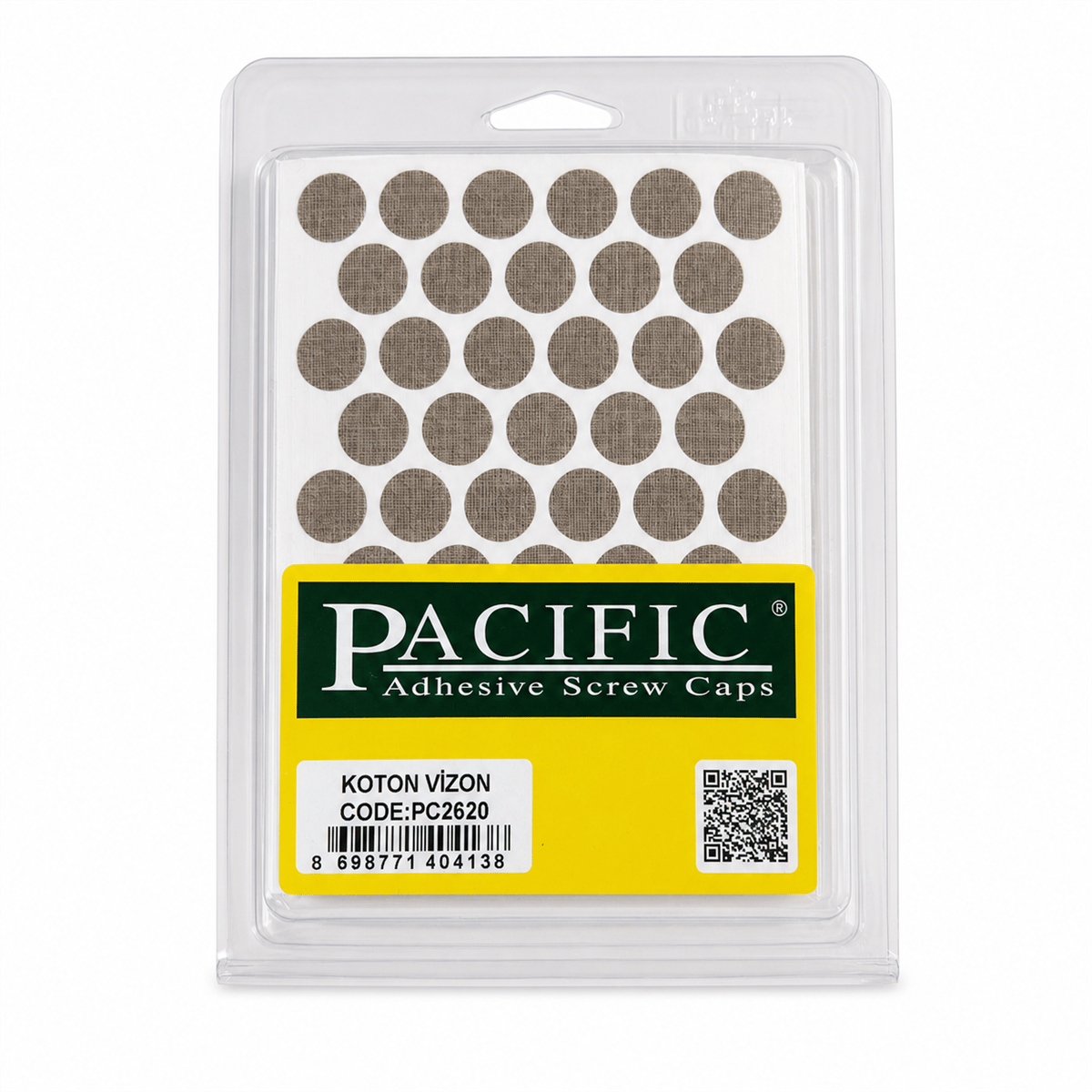 PVC VİDA TAPA MAT KOTON VİZON PACIVIC