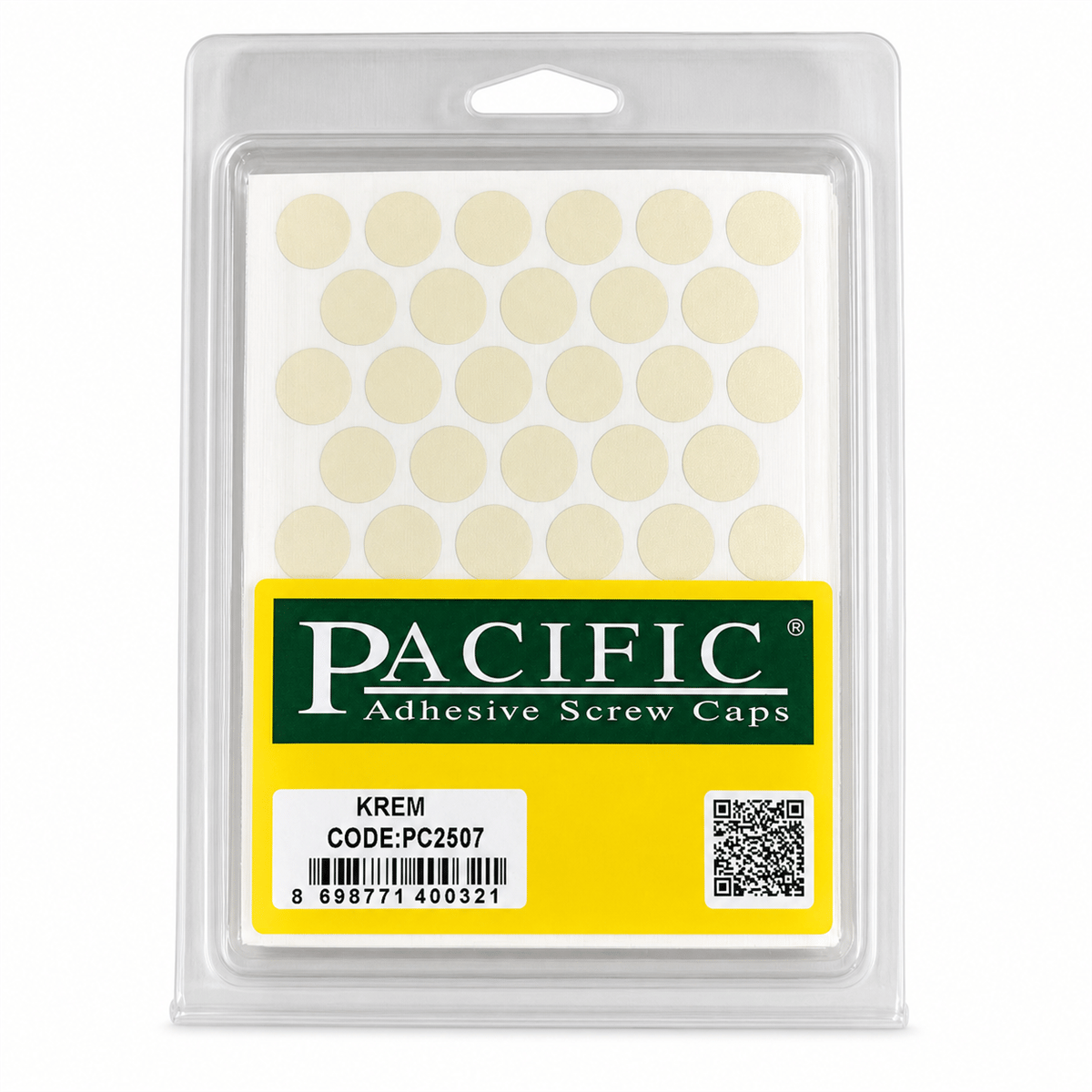 PVC VİDA TAPA MAT KREM  PACIVIC