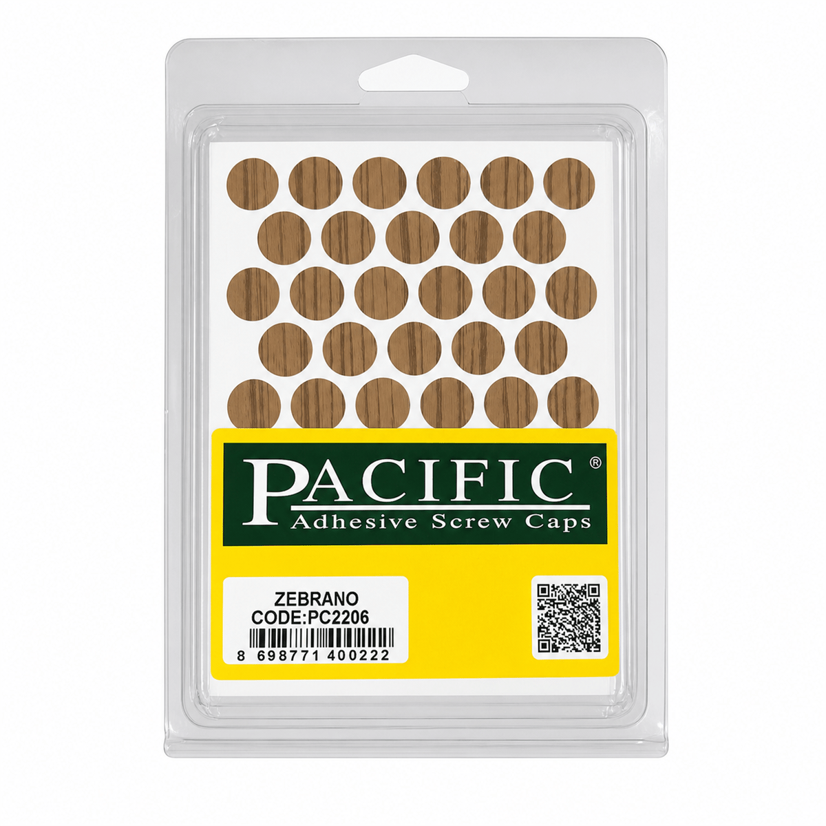PVC VİDA TAPA MAT ZEBRANO PACIVIC