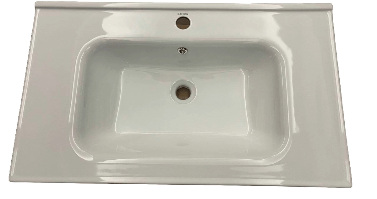 S9002 SERAMİK LAVABO 800X470X150 BEYAZ