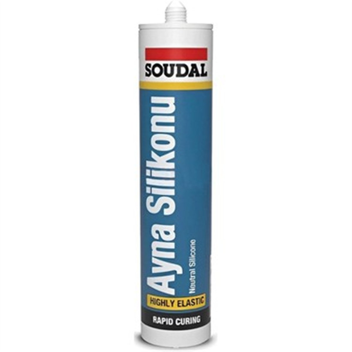 SOUDAL AYNA SİLİKONU 280 ML ŞEFFAF (160046)