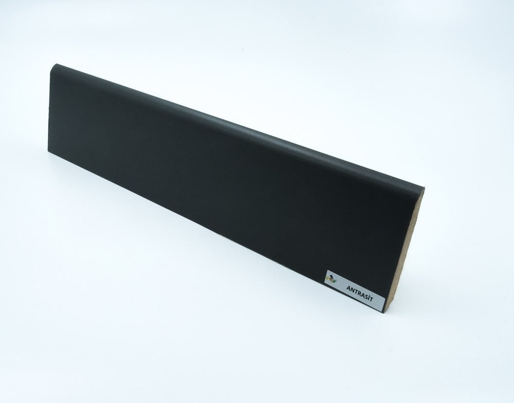 SÜPÜRGELİK PVC 9 MM 08 CM ANTRASİT D80 (2,80 METRE)