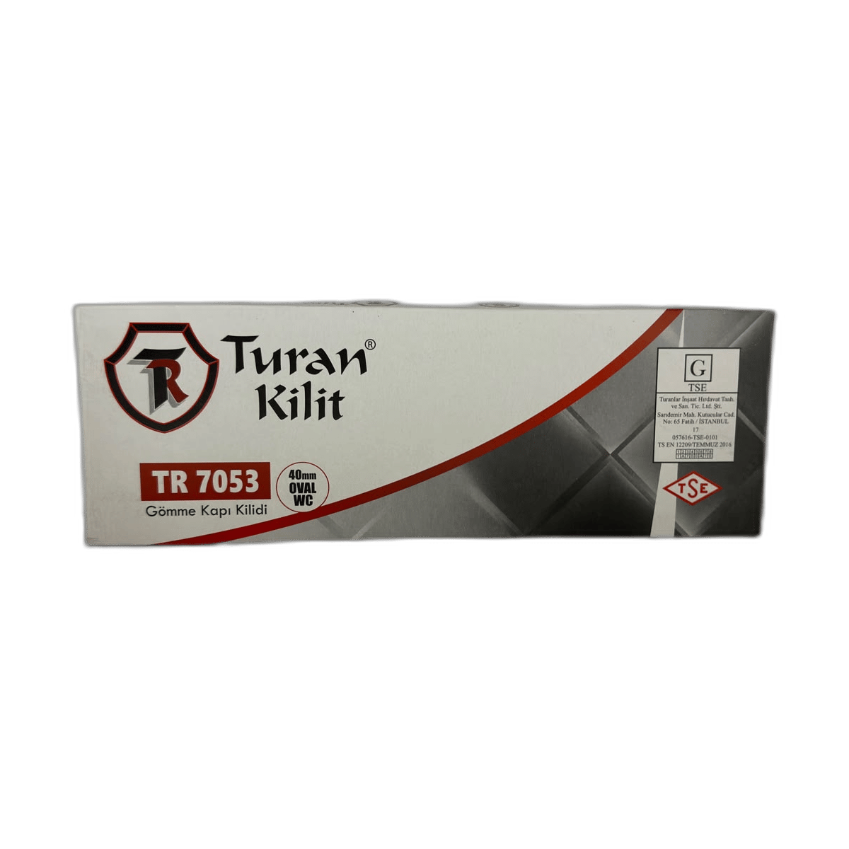 TURANLAR 40 MM OVAL 23 AYNA SESSİZ KİLİT  WC