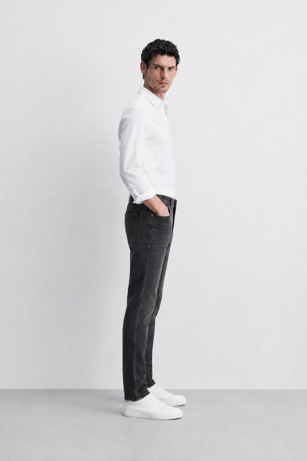 Erkek Regular Fit Boru Paça Esnek Likralı Denim Jeans Kot Pantolon ANDREAS4