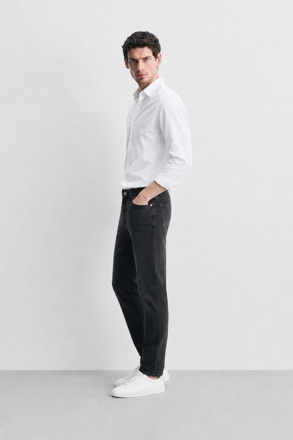 Erkek Regular Fit Boru Paça Esnek Likralı Denim Jeans Kot Pantolon ANDREAS3