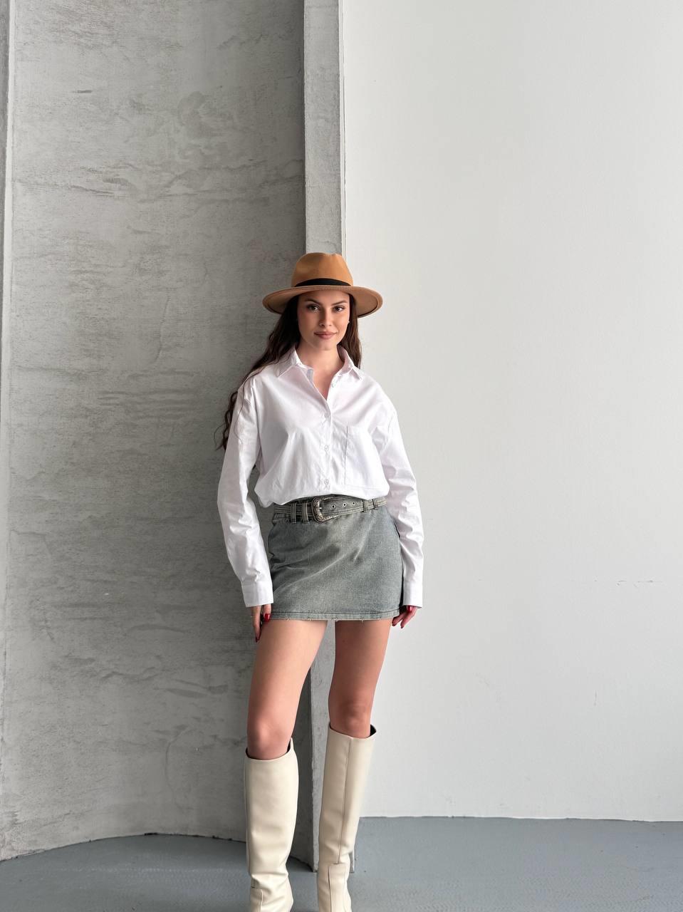 Oversize Kadın Gömlek
