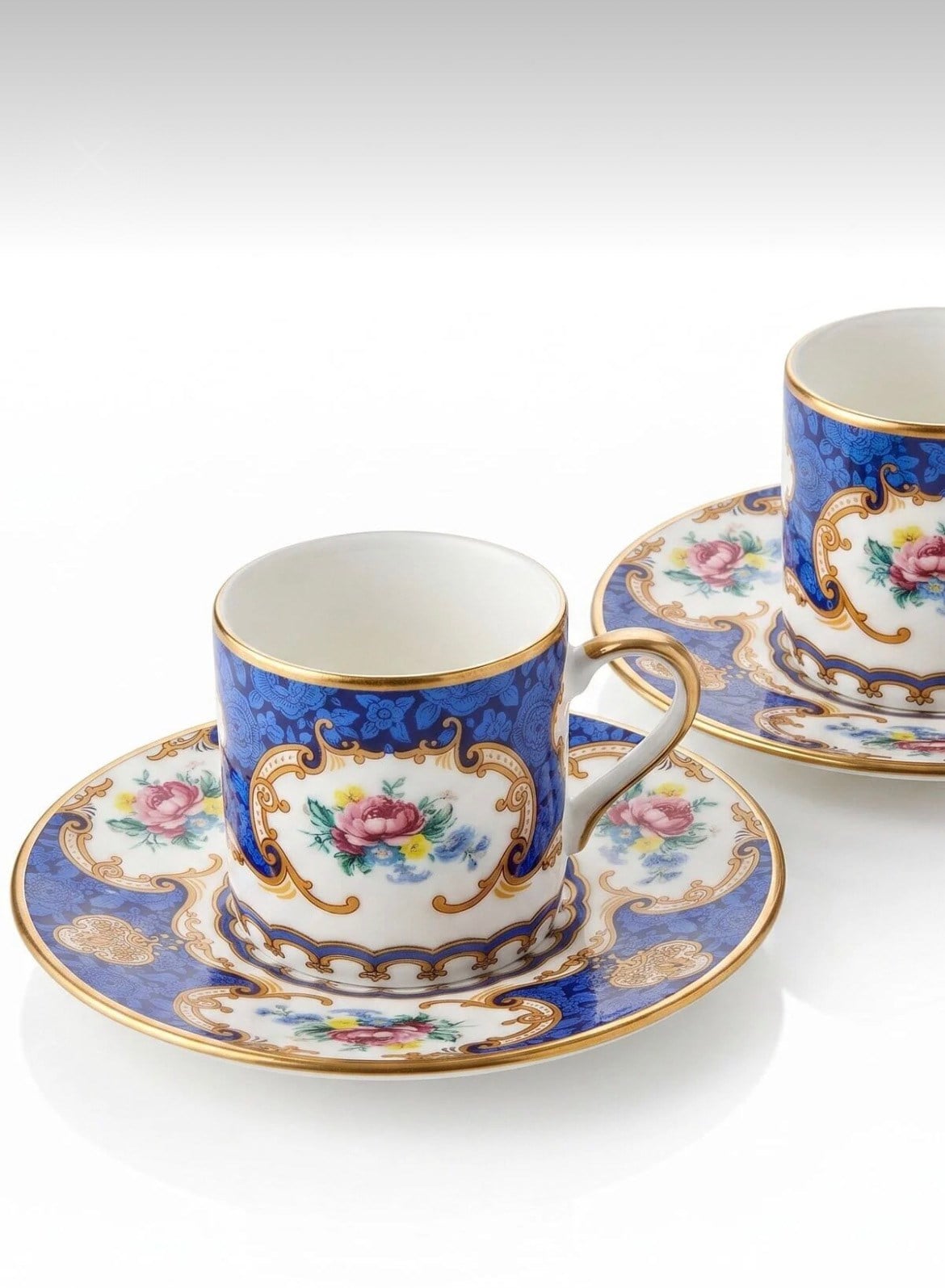 2'li Porselen Fincan Takımı - Royale Blue 