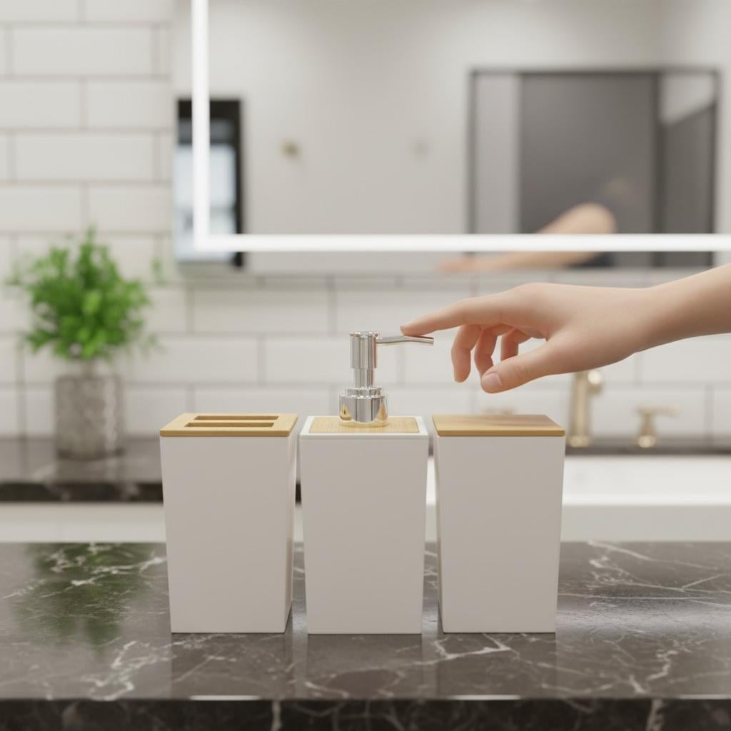 3'LÜ BAMBU BANYO SETİ