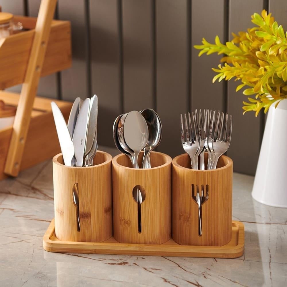 3'LÜ BAMBU KAŞIKLIK