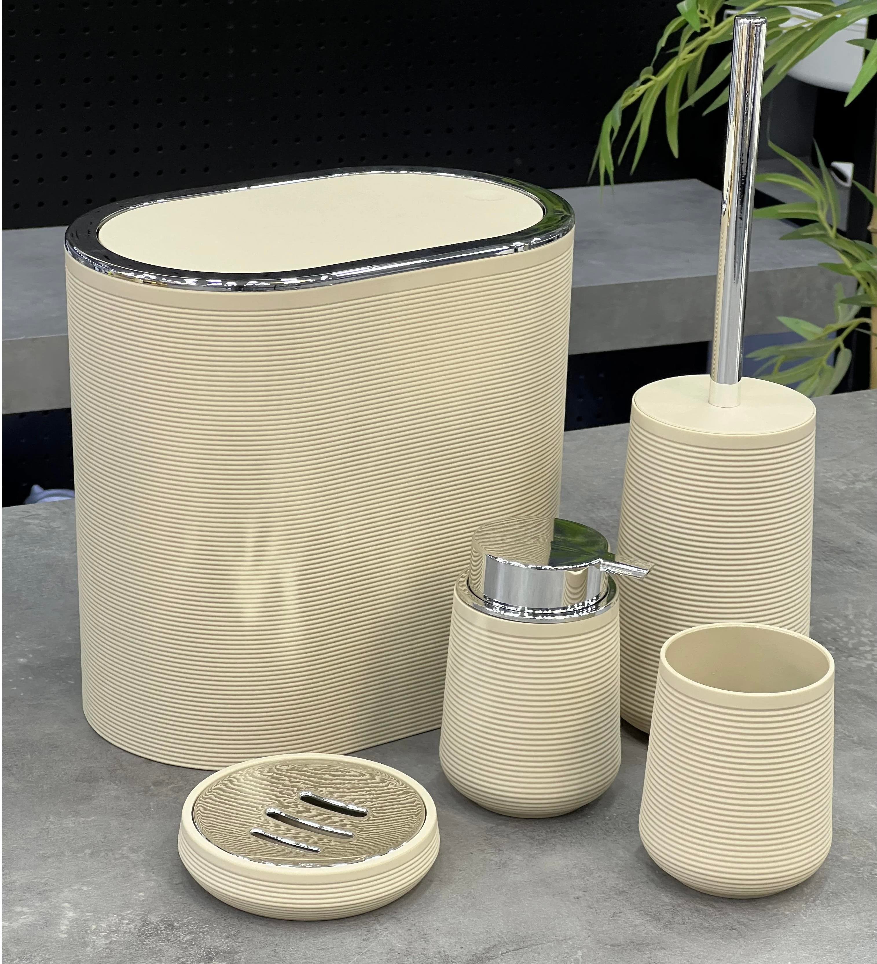 5 PARÇA KREM BANYO SETİ