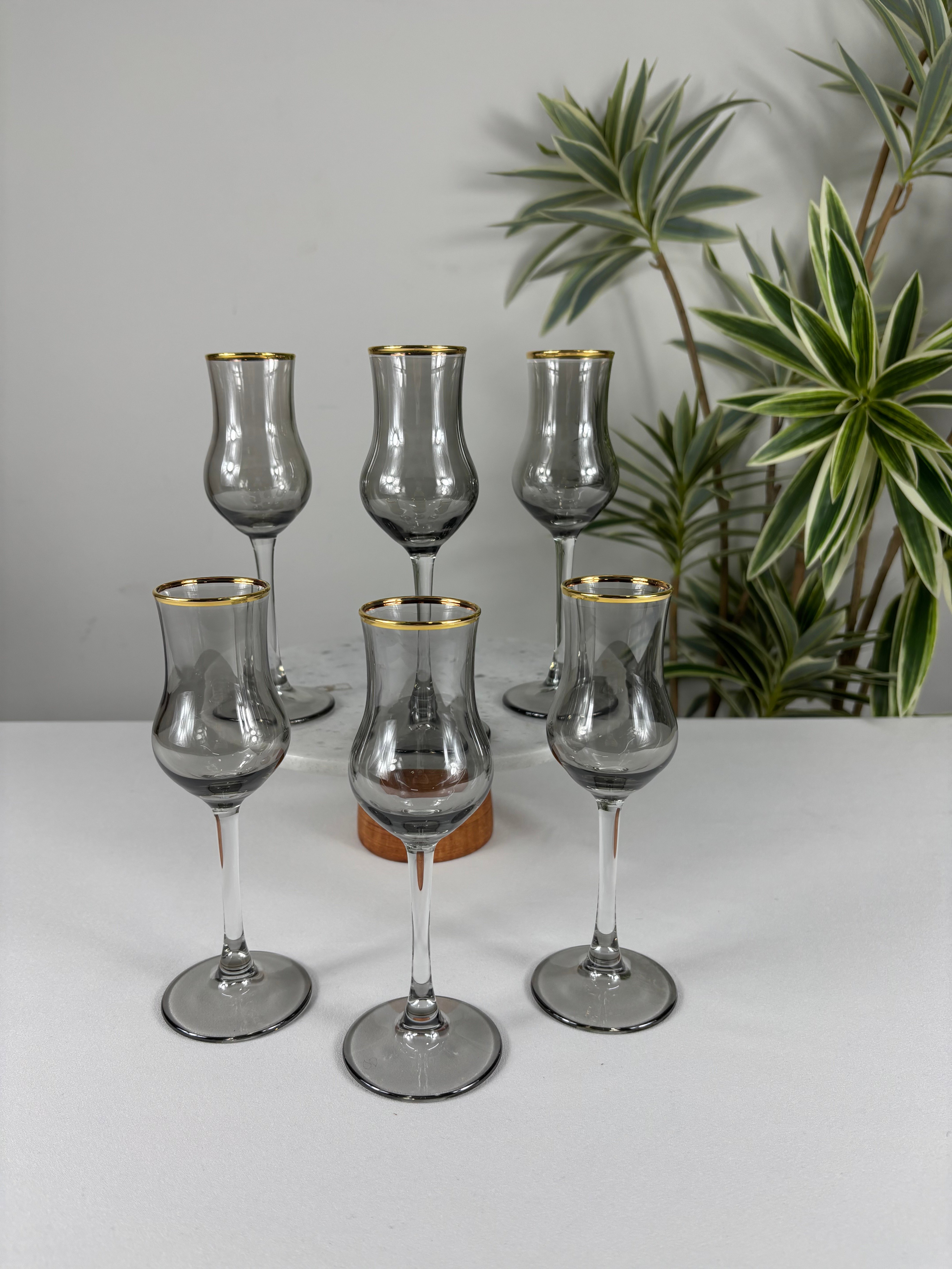 6'LI GRAPPA KAHVE YANI BARDAĞI FÜME