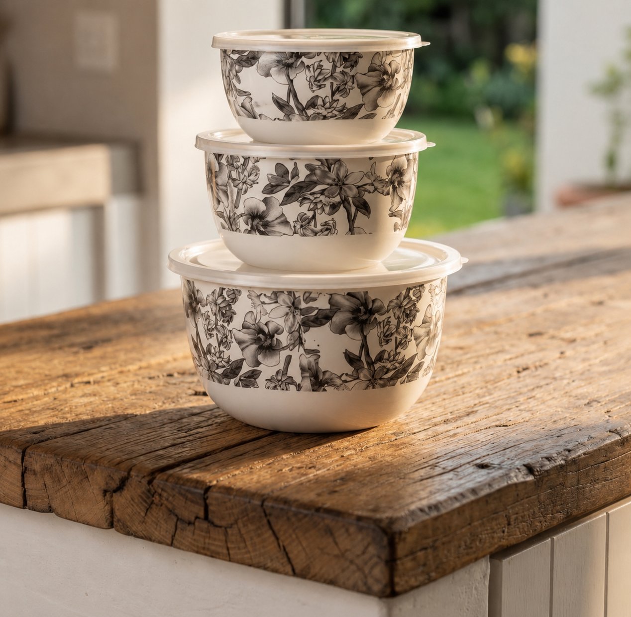 Acar Scottish Garden 3lü Saklama Kabı