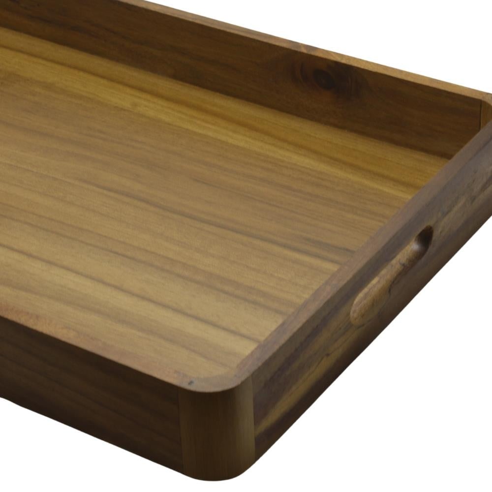 AHŞAP AKASYA TEPSİ 45x31 cm