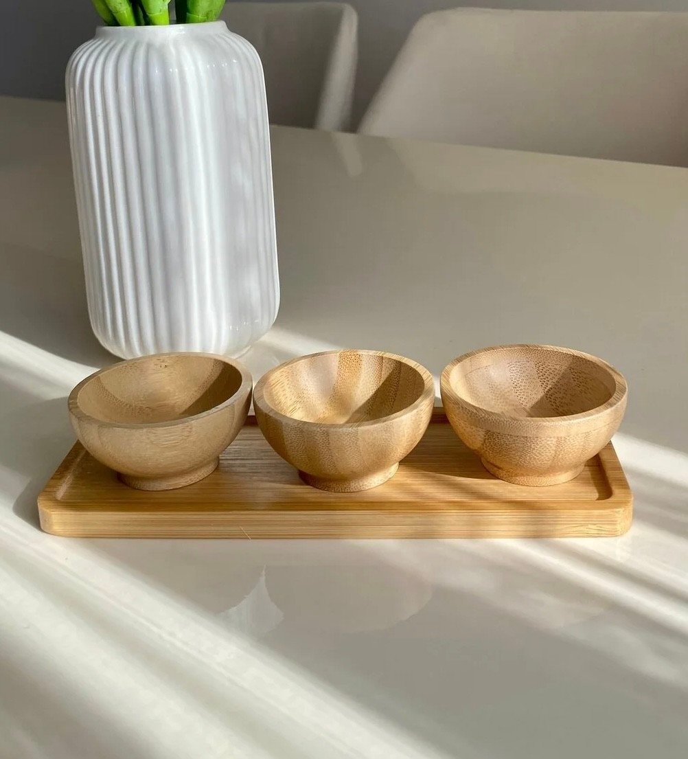 BAMBU 3'LÜ ÇEREZLİK