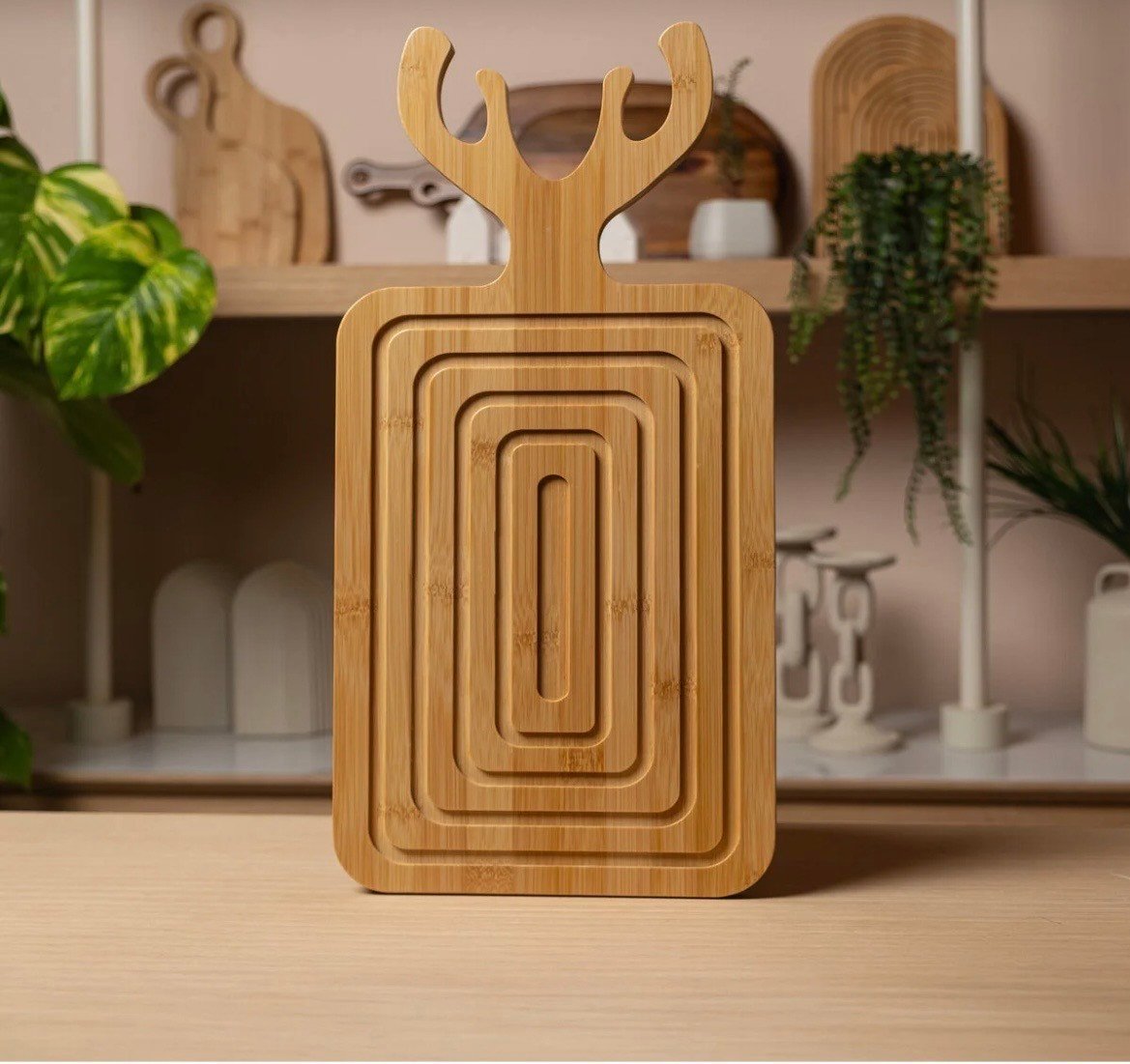 BAMBU GEYİK SUNUMLUK 46x22 cm